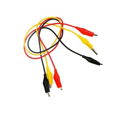 Alligator cables (Black ,Red ,Yellow) for micro:bit