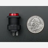 16mm Illuminated Pushbutton - Red Momentary - Image 5
