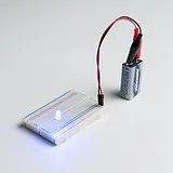 LED - Blue with Resistor 5mm (25 pack) - Image 2