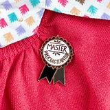 Master Procrastinator Award Lapel Pin - Image 4