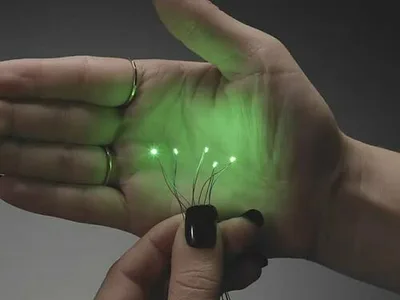 Miniature Wired LEDs - 0805 SMT LED - Pure Green - 5 pack