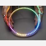 NeoPixel 1/4 60 Ring - 5050 RGBW LED w/ Integrated Drivers [Warm White - ~3000K] - Image 1