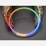 NeoPixel 1/4 60 Ring - 5050 RGBW LED w/ Integrated Drivers [Warm White - ~3000K] - Image 1