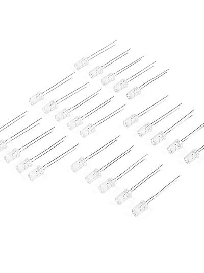 LED - Green with Resistor 5mm (25 pack)
