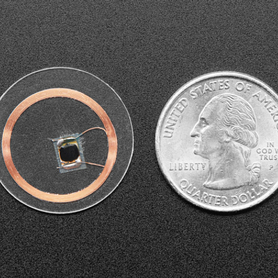 13.56MHz RFID/NFC Clear Tag - NTAG203 Chip