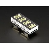 Adafruit 0.54 Quad Alphanumeric FeatherWing Display - White - Image 1