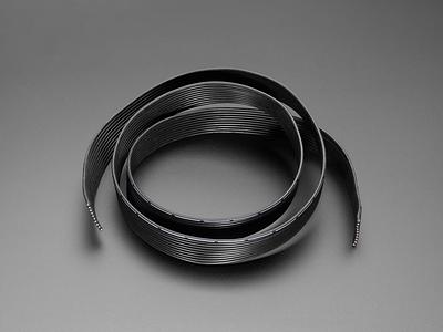 Silicone Cover Stranded-Core Ribbon Cable - 10 Wires - 20 AWG