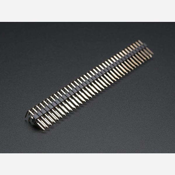 Break-away 0.1 2x36-pin strip right-angle male header (5 pack)