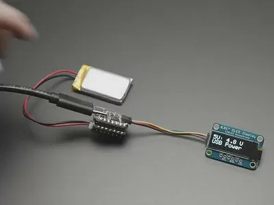 Adafruit LiIon or LiPoly Charger BFF Add-On for QT Py