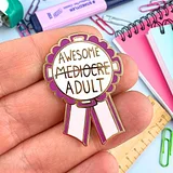 Awesome Adult Award Lapel Pin - Image 1