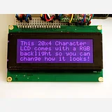 RGB backlight negative LCD 20x4 + extras [RGB on black] - Image 5