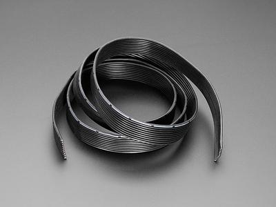 Silicone Cover Stranded-Core Ribbon Cable - 10 Wires - 22 AWG