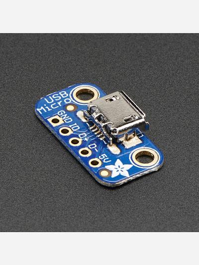 USB Micro-B Breakout Board