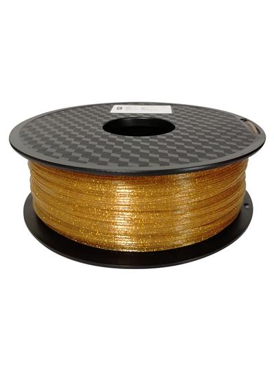 Shining PLA Filament 1.75mm, 1Kg Roll - Gold