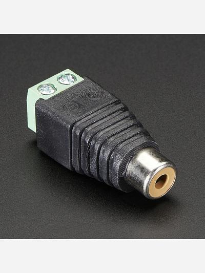 RCA (Composite Video, Audio) Female Jack Terminal Block