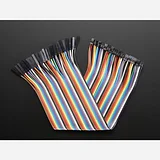 Female-Female 2.54 to 2.0mm Jumper Wires x 40 - Image 1