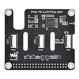 Raspberry Pi 5 Dual PCIe FFC Adapter Board – Multi-HAT Stacking Capability - Image 2
