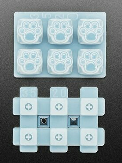 Kitty Paw Silicone Keycap Molds - MX Compatible Switches