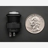 16mm Illuminated Pushbutton - White Latching On/Off Switch - Image 5