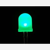 Diffused Green 10mm LED (25 pack) - Image 2