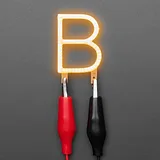 Alphabet LED Filament - Warm White Letter "B" - Image 1
