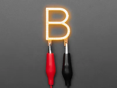 Alphabet LED Filament - Warm White Letter "B"
