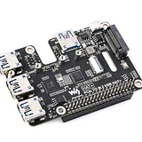 Raspberry Pi 5 PCIe HAT – USB 3.2 Gen1, M.2 NVMe SSD Support - Image 1