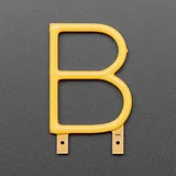 Alphabet LED Filament - Warm White Letter "B" - Image 2