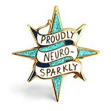 Proudly Neuro-Sparkly Lapel Pin - Image 4