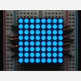 Small 1.2 8x8 Ultra Bright Blue LED Matrix [KWM-30881CBB] - Image 2
