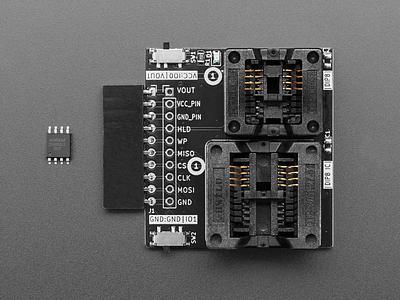 Bus Pirate 5 SOIC / SOP8 SPI Flash Adapter