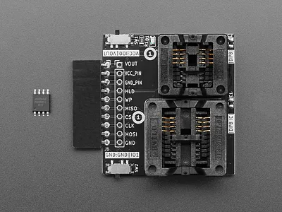Bus Pirate 5 SOIC / SOP8 SPI Flash Adapter