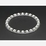 NeoPixel Ring - 24 x 5050 RGBW LEDs w/ Integrated Drivers - Cool White - ~6000K - Image 3