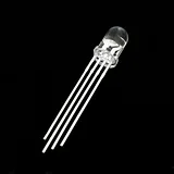 LED - RGB Common Cathode (pack of 5) - Clear - Image 1