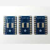Adafruit SMT breakout PCB for SOIC or TSSOP - various sizes - 20 pin - pack of three - Image 3