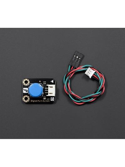 Gravity: Digital Push Button (Blue)