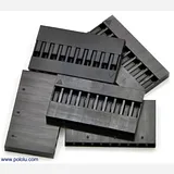 0.1 (2.54mm) Crimp Connector Housing: 1x10-Pin 5-Pack - Image 1