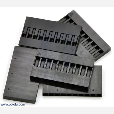 0.1 (2.54mm) Crimp Connector Housing: 1x10-Pin 5-Pack