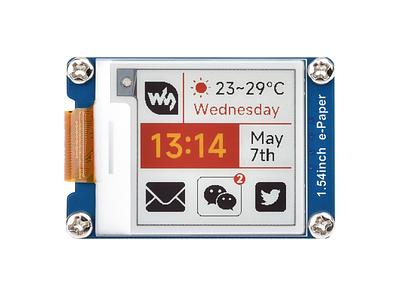 1.54" Tri-Color e-Paper Display – 200x200, SPI Interface