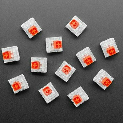 Kailh Mechanical Key Switches - Linear Red - 12 Pack