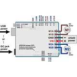 Pololu Dual G2 High-Power Motor Driver 18v18 Shield for Arduino - Image 8