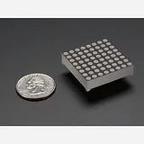 Small 1.2 8x8 Ultra Bright Blue LED Matrix [KWM-30881CBB] - Image 4