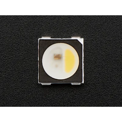 NeoPixel RGBW LEDs w/ Integrated Driver Chip - Natural White [~4500K - Black Casing - 10 Pack]