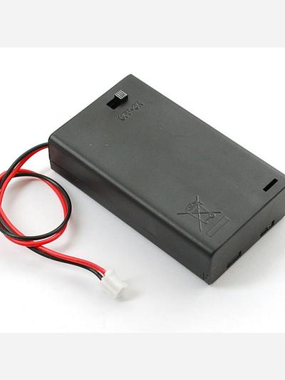 3 x AAA Battery Holder with On/Off Switch and 2-Pin JST
