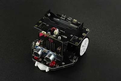 micro:Maqueen Plus V2 (18650) with HUSKYLENS and micro:bit V2