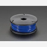 Solid-Core Wire Spool - 25ft - 22AWG - Blue - Image 1
