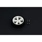 D80mm Silicone TT Motor Wheel  For Robot Project - Image 1