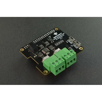Dual-channel RS485 Expansion Hat for Raspberry Pi 4B
