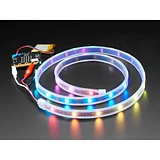 Adafruit NeoPixel LED Strip w/ Alligator Clips - 30 LEDs/meter - 1 Meter - BLACK - Image 3
