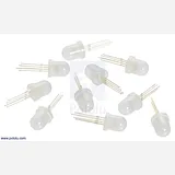 Addressable Through-Hole 8mm RGB LED with Diffused Lens, WS2811 Driver (10-Pack) - Image 1